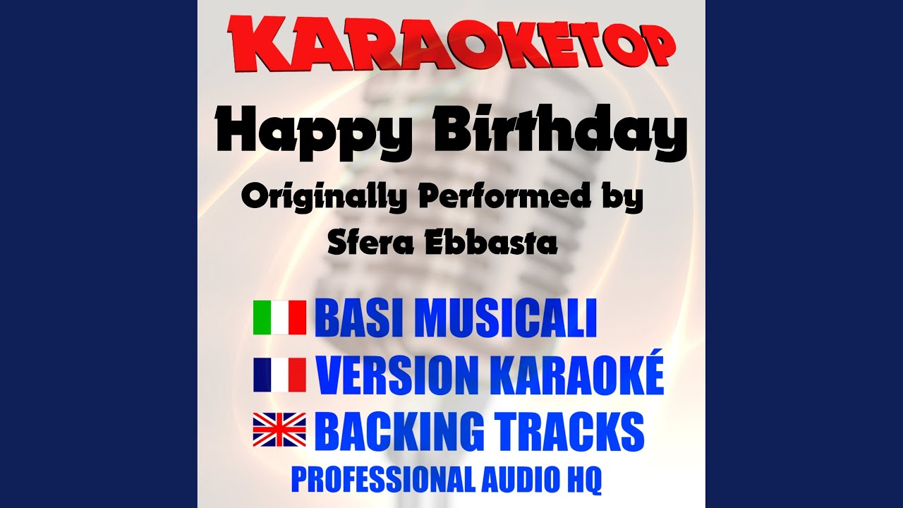 Happy Birthday Lyrics Sfera Ebbasta