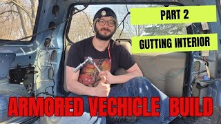 gutting the jeep to armor it! (armored vehicle build part2) by Tech this out meow 10,878 views 1 year ago 25 minutes