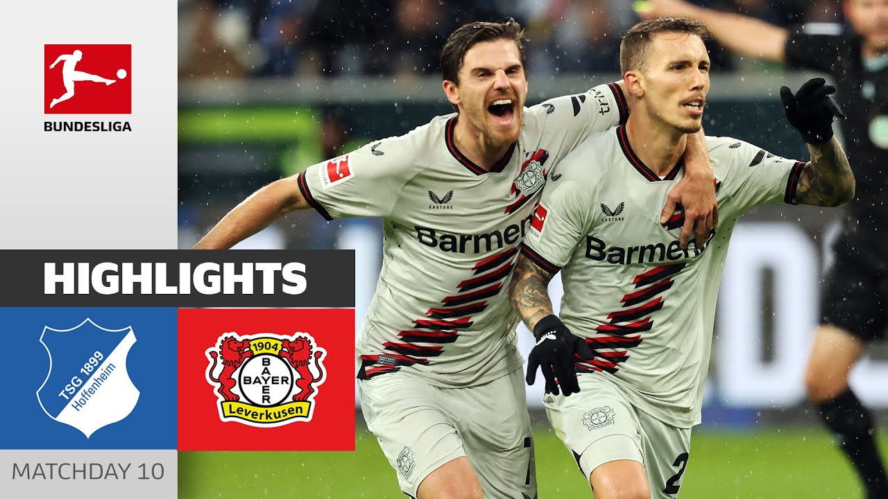 Leverkusen Keeps Marching On! | Hoffenheim - Leverkusen 2-3 | Highlights | Matchday 10 – Bundesliga