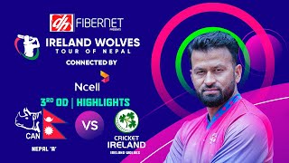 Nepal vs Ireland Wolves | Final OD Highlights 🏆