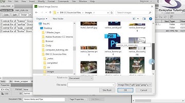 Adding an Image in Dreamweaver - How to make a website using Dreamweaver part 4