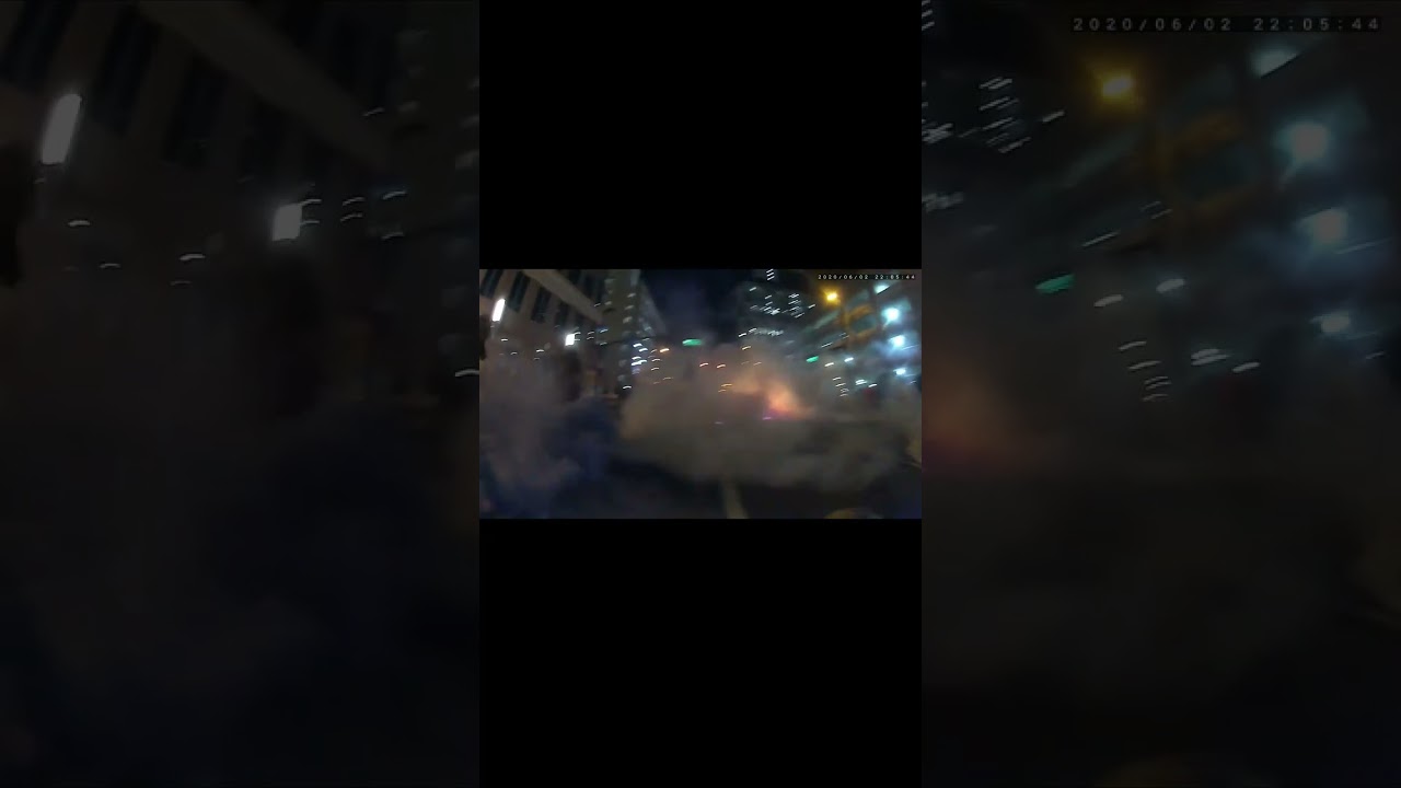 Fireworks Thrown at Police in Orlando, Florida