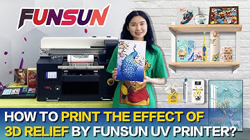 FAQ 4 How to print the effect of 3D relief by Funsun UV printer？