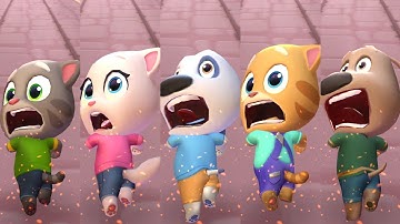 Talking Tom Gold Run 2 - Talking Tom and His all Friends Runs in the Lava world - Android/ios 🔥