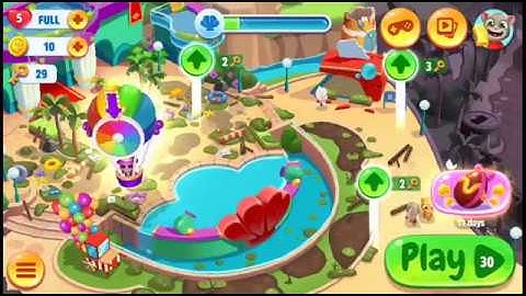 Talking Tom Pool 2018 Gameplay level 30 - 34 | Talking Tom Pool for kids
