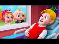 Oh No Daddy Got Sick! | When Dad Is Away Song | Funny Nursery Rhymes & More Kids Songs | PIB Story