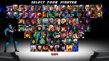 Mortal Kombat Project Pentalogy Sub Zero MK2 Playthrough