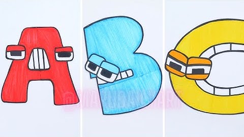 Alphabet Lore A,B,C Fixing Letters Skeleton