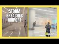 Wild Storm Breaches Airport Delaying 3000 Travellers