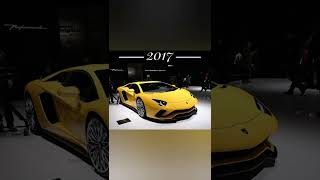 Evolution of Lamborghini avantador (2011-2023) #evolution #lamborghini #cars #shorts #viral