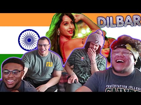 AMERICANS REACT TO DILBAR Lyrical Satyameva Jayate John Abraham Nora Fatehi Tanishk B Neha Kakkar