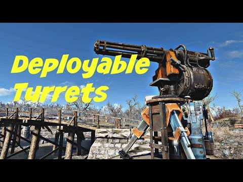 Deployable Turret Pack 2 | Fallout 4 Mod |