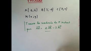 Trouvez les coordonnées d