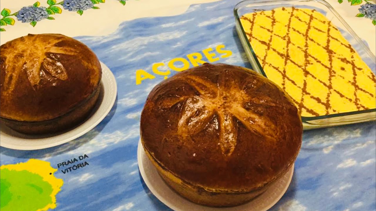 Massa Sovada receita para 1 bolo grande...Sweet Bread