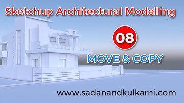 08 Move and Copy in Sketchup (Hindi Tutorial)