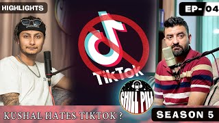 KUSHAL HATES TIKTOK ? || Kshitiz Kc || Utsab Sapkota #kushalpokhrel #comedy #podcast