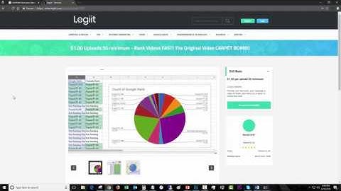 First Page Video Rankings - Rank VIDEOS Featured ON LEGIIT - The Video CARPET BOMB