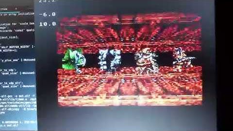 Mega Drive perspective scroll and scaling