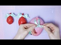 スクイーズ 水系 【作り方】 風船で 気持ちいい 新触感 いちご♪ squishy