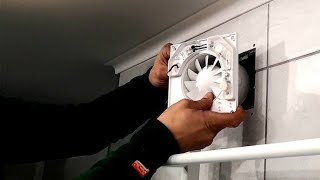 How to install extractor fan in bathroom DIY