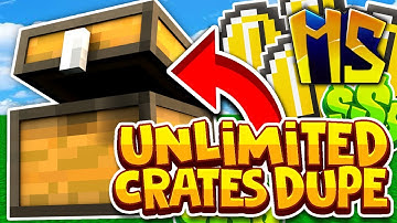 HUGE *DUPE* ON MINESAGA " UNLIMITED CRATE KEYS AND RANKS!" | Minecraft Duping