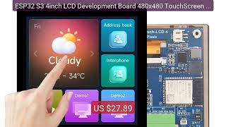 ESP32 S3 4inch LCD Development Board 480x480 TouchScreen Displ... — Hot Deal 2026 | Limited Offer!