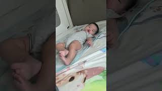 Dabao brother's cute little feet#cute little feet#diaper boss#human cub growth story