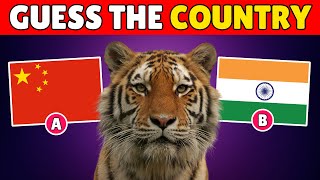 Guess The Country By Animal | Country Quiz Challenge