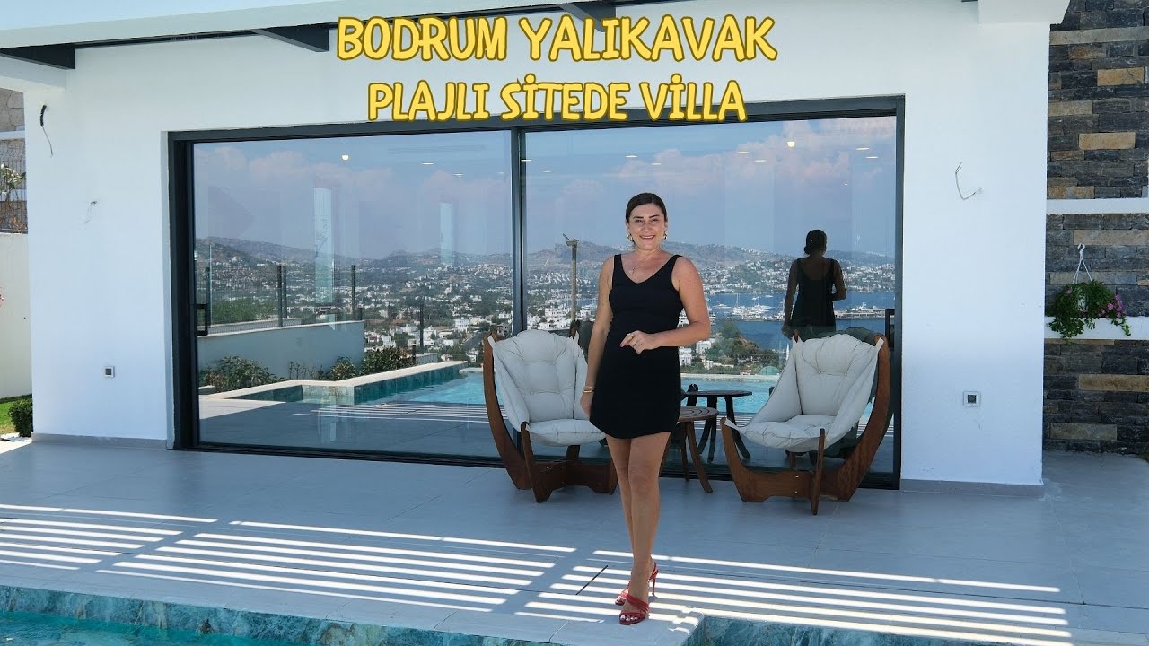 Bodrum Yalıkavak Plajlı Özel Havuzlu Muhteşem Manzaralı Müştemilatlı  4+1 Müstakil Ev