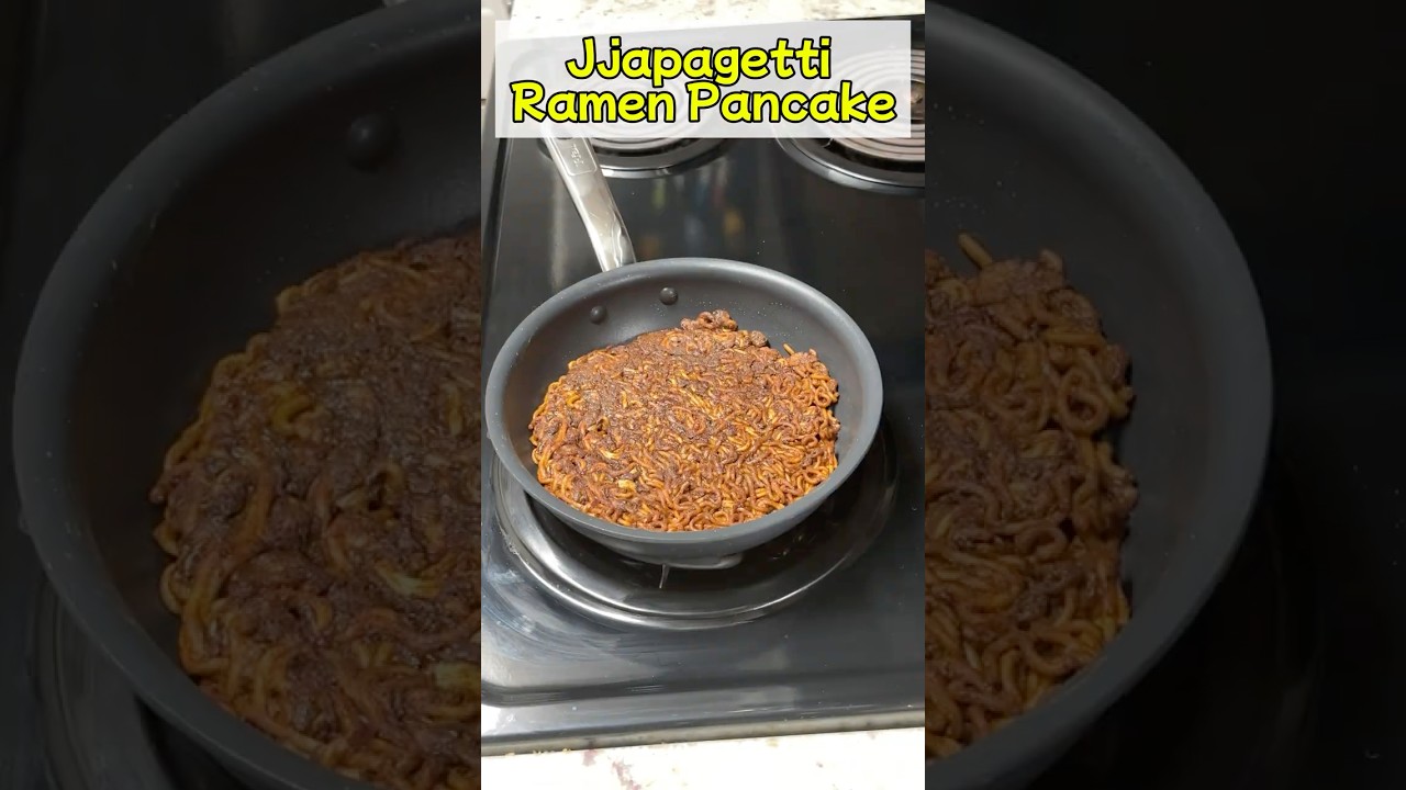 Crispy Jjapagetti Ramen Pancakes: A Korean Fusion Snack!