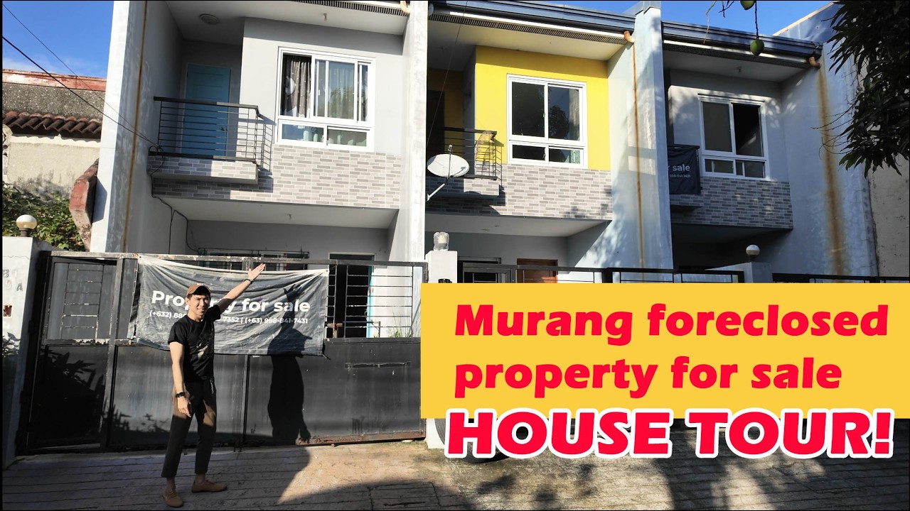 House Tour on a bank foreclosed townhouse in Las Pinas on a promo sale!