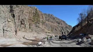 USGS Tour of Santa Clara Pueblo Canyon - Post Fire Restoration  12 March 2014