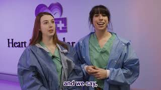Meet Cassidy and Kristen from the Cath Lab!