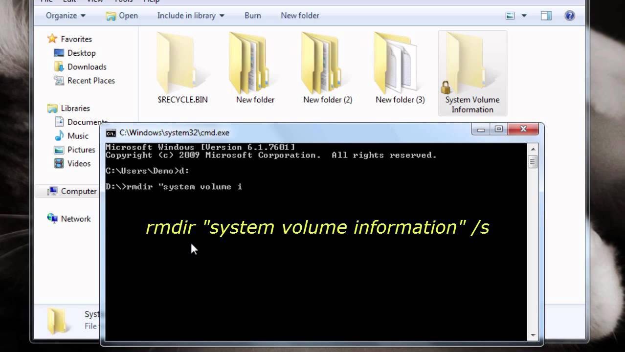 system volume information como remover