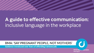 CI Bitesize:  BMA: ‘Say pregnant people, not mothers’