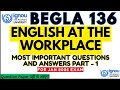 BEGLA 136 Important Questions December 2025 in English | IGNOU BEGLA 136 Question Paper 2025 #begla