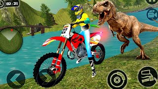 Racing Dino Adventure 3D: Dino Survival Games-Bike games-android games- Best Android IOS Gameplay screenshot 4