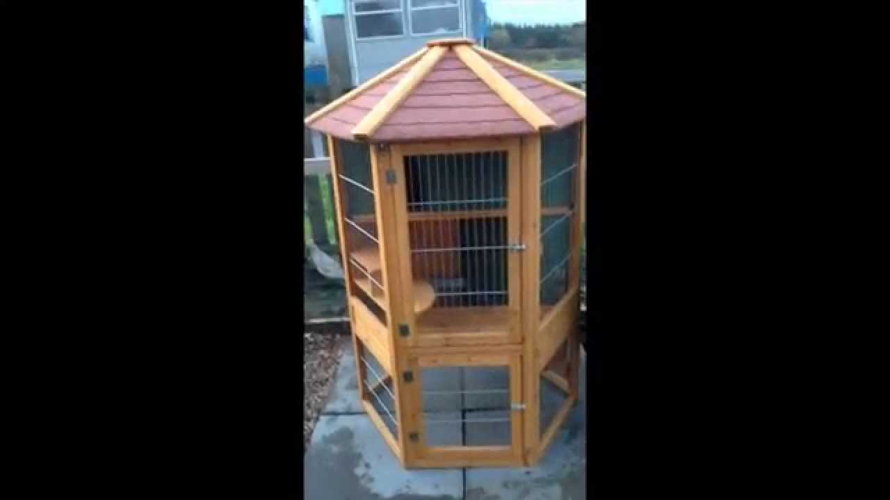 hexagonal rabbit hutch