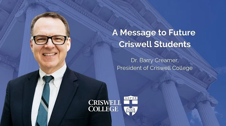 President Dr.  Barry Creamer, Addresses Future Cri...