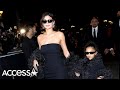 Kylie Jenner TWINS w/ Daughter Stormi At Paris Fashion Week