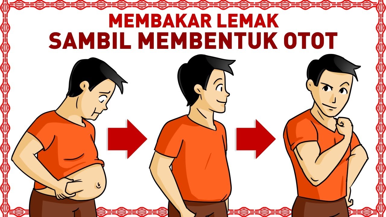 CARA MENGECILKAN PERUT BUNCIT & MEMBENTUK OTOT (LATIHAN BEBAN)