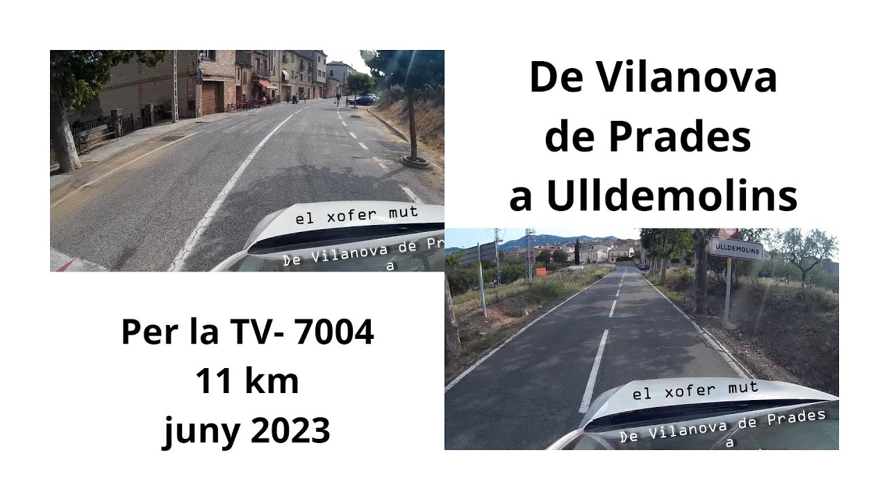 De Vilanova de Prades Ulldemolins. Juny de 2023
