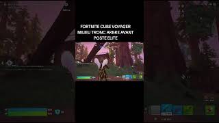 FORTNITE CUBE VOYAGER MILIEU TRONC ARBRE AVANT POSTE ELITE