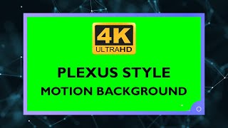 Download Free HD Green Screen Motion Background Video Effects | 4K Plexus Style Graphics Profile