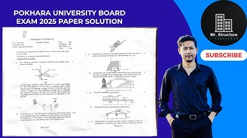 Pokhara University Applied Mechanics Final Exam 2025 | Complete Solutions to Today’s Paper