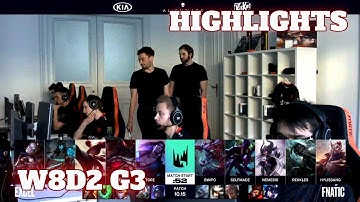 Excel vs Fnatic (Extended Highlights) | Week 8 Day 2 S10 LEC Summer 2020 | XL vs FNC W8D2