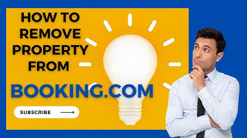 Remove property booking.com