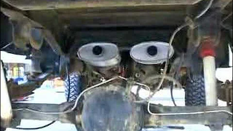 Chevy K10 with Summit mufflers