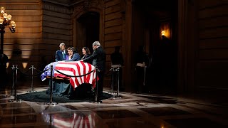 Bay Area pays respects to Sen. Dianne Feinstein at SF City Hall