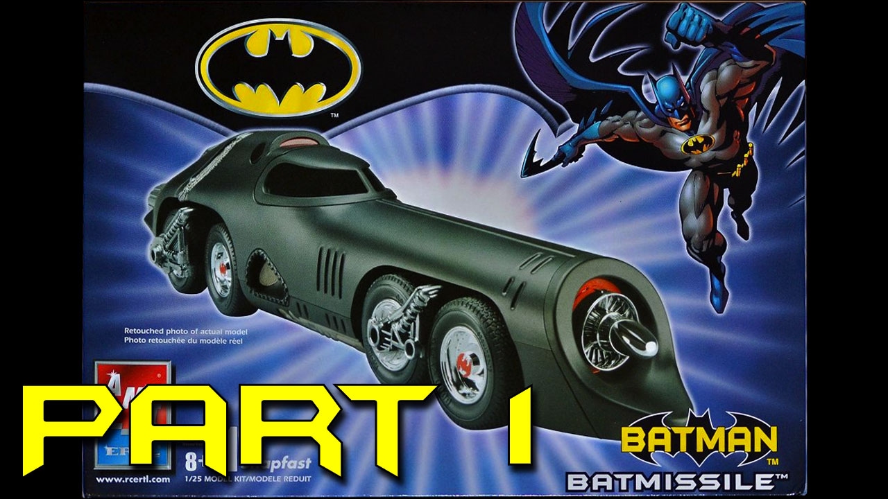BATMAN RETURNS バットモービル 1/25 プラモデル Building the 1/25 Scale 